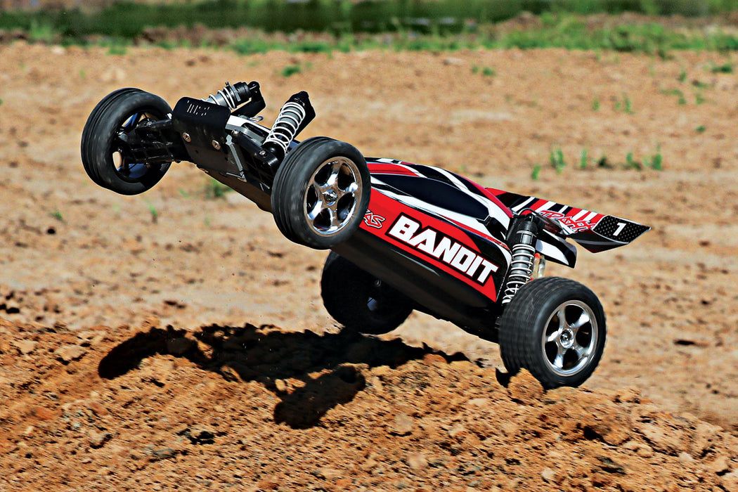 Traxxas 24054-1 Bandit 1/10 Scale RTR Off-Road Extreme Sport Electric Buggy Red X