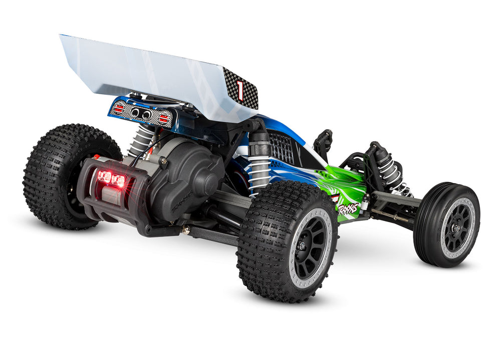 Traxxas 24054-61 XL-5 Brushed 2WD Bandit 1/10 RTR Off-Road Electric Buggy with LED Lights - Green