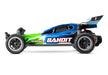Traxxas 24054-61 XL-5 Brushed 2WD Bandit 1/10 RTR Off-Road Electric Buggy with LED Lights - Green