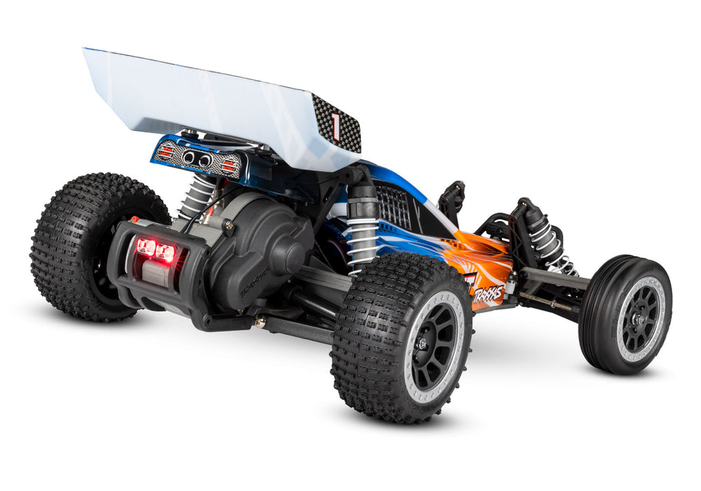 Traxxas 24054-61 XL-5 Brushed 2WD Bandit 1/10 RTR Off-Road Electric Buggy with LED Lights - Orange