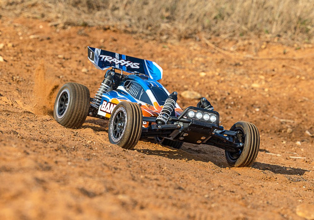Traxxas 24054-61 XL-5 Brushed 2WD Bandit 1/10 RTR Off-Road Electric Buggy with LED Lights - Orange