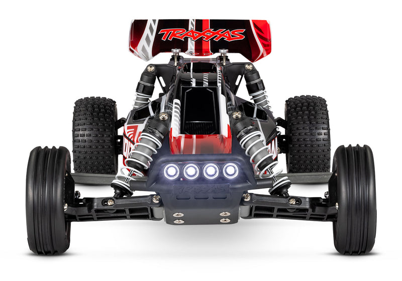 Traxxas 24054-61 XL-5 Brushed 2WD Bandit 1/10 RTR Off-Road Electric Buggy with LED Lights - Red