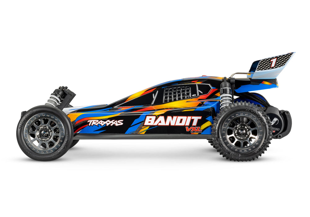 Traxxas 24076-74 2WD Bandit 1/10 RTR VXL with 272R Transmission Off Road Buggy Blue