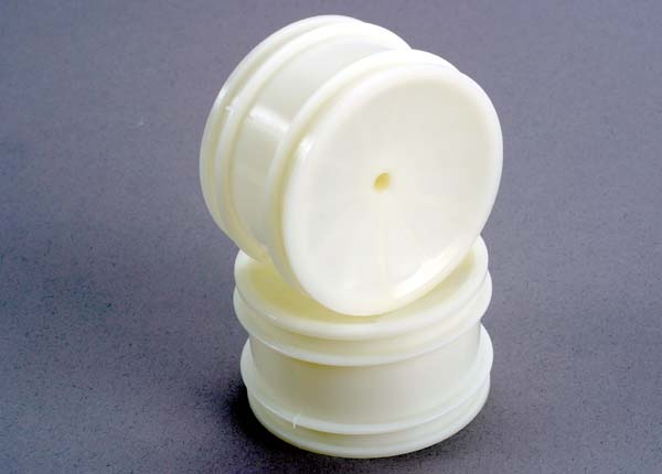 Traxxas 2474 White Dish Wheels for Bandit Rear 1 Pair