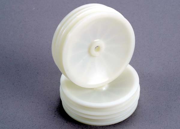 Traxxas 2475 White Dish Wheels for Bandit Front