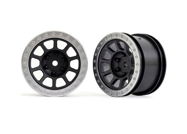 Traxxas 2480 2.2" Graphite Gray Satin Wheels for Bandit Rear 1 Pair
