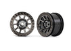 Traxxas 2480A 2.2" Black Chrome Wheels for Bandit Rear 1 Pair