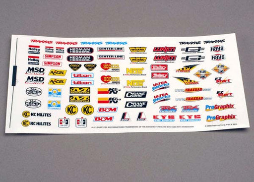 Traxxas 2514 Racing Sponsors Decal Sheet