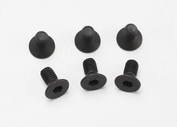 Traxxas 2534 3x6mm Countersunk Machine Screw Hex Drive 6 Pack