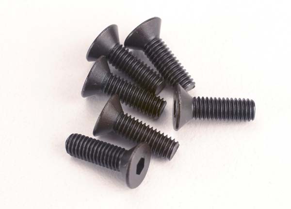 Traxxas 2551 3x10mm Countersunk Machine Screw Hex Drive 6 Pack