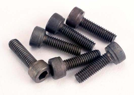 Traxxas 2587 3x10mm Cap Head Machine Screw Hex Drive 6 Pack