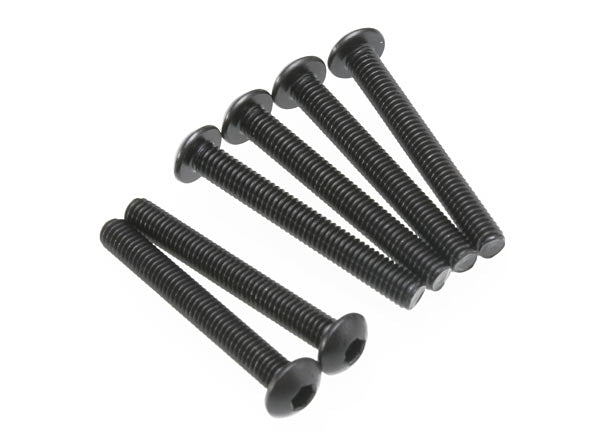 Traxxas 2591 3x23mm Button Head Machine Screw Hex Drive 6 Pack