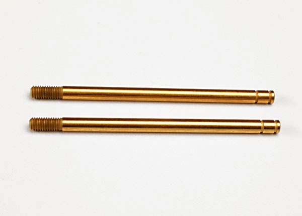 Traxxas 2656T Hardened Steel Titanium Nitride Coated XX-Long Big Bore and Ultra Shock Shafts