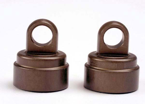 Traxxas 2667 Black Big Bore Shock Caps 2 Pack