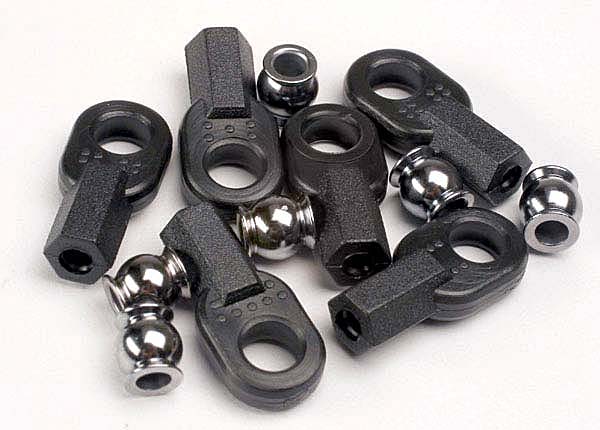 Traxxas 2742 Long Rod Ends with Hollow Ball Connectors 6 Each