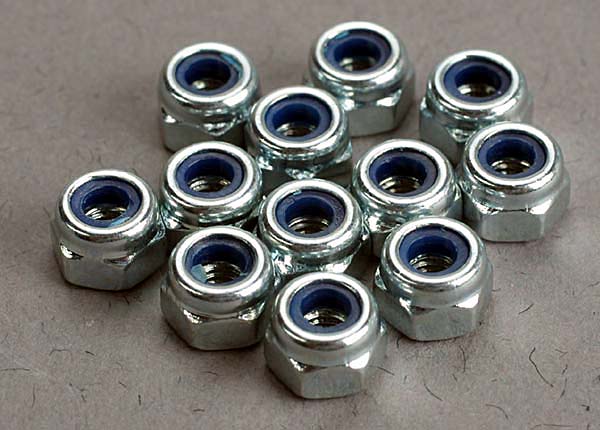 Traxxas 2745 Nylon Locking Nuts 3mm 12 Pack