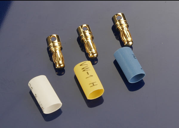 Traxxas 3342 3.5mm Male Bullet Connectors for VXL Vehicles