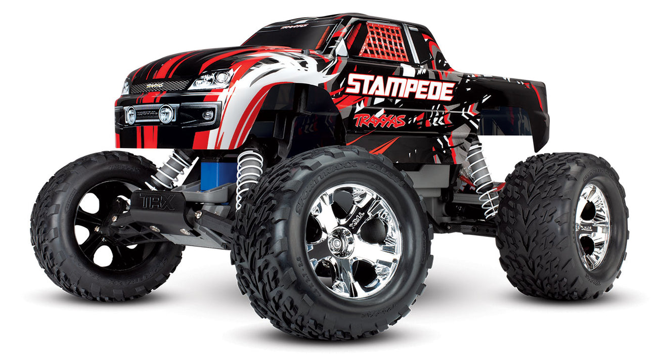 Traxxas 36054-1 Stampede 1/10 Scale RTR 2WD Monster Truck Red X