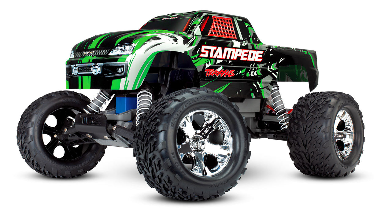 Traxxas 36054-4 Stampede 1/10 Scale RTR 2WD Monster Truck Green