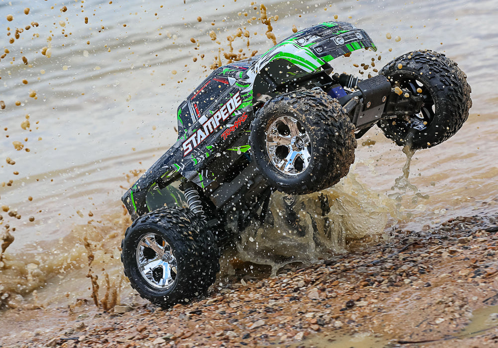 Traxxas 36054-4 Stampede 1/10 Scale RTR 2WD Monster Truck Green
