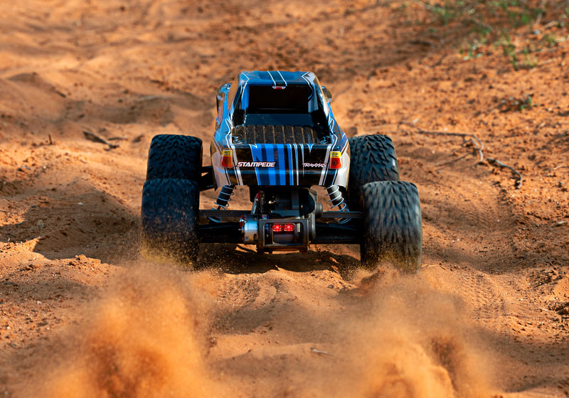 Traxxas 36054-4 1/10 XL-5 Brushed 2WD Stampede  RTR Monster Truck with LED Lights - Blue