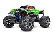 Traxxas 36054-4 1/10 XL-5 Brushed 2WD Stampede  RTR Monster Truck with LED Lights - Green