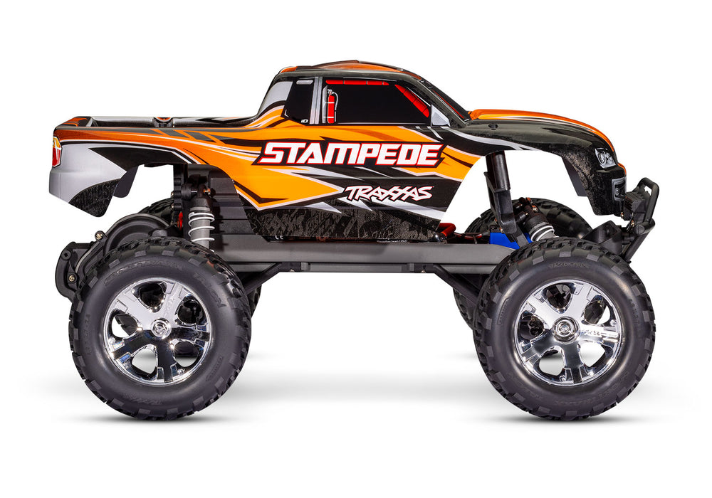 Traxxas 36054-4 1/10 XL-5 Brushed 2WD Stampede  RTR Monster Truck with LED Lights - Orange