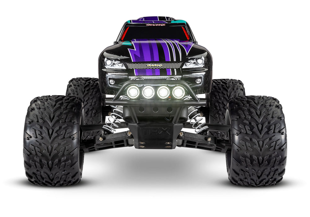 Traxxas 36054-4 1/10 XL-5 Brushed 2WD Stampede  RTR Monster Truck with LED Lights - Purple