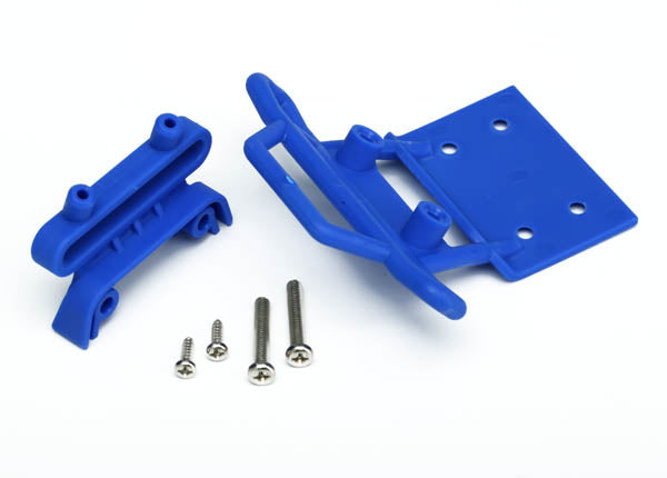 Traxxas 3621X Blue Front Bumper for Bigfoot Craniac Skully