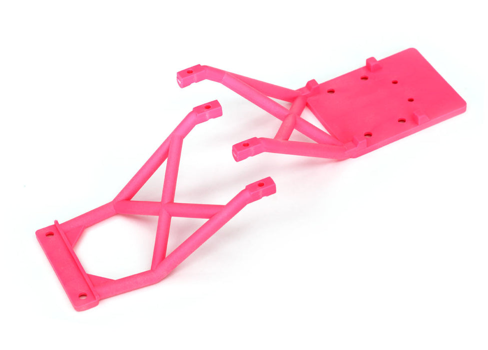 Traxxas 3623P Pink Front and Rear Skid Plates Bigfoot Stampede
