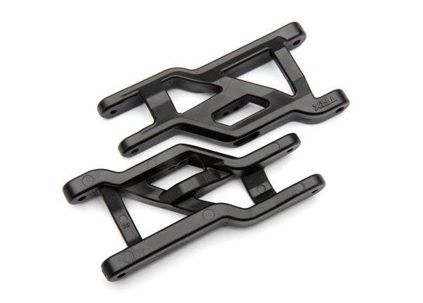 Traxxas 3631X Black Heavy Duty Front Suspension A-Arms for 2WD Slash and Other 2WD Vehicles