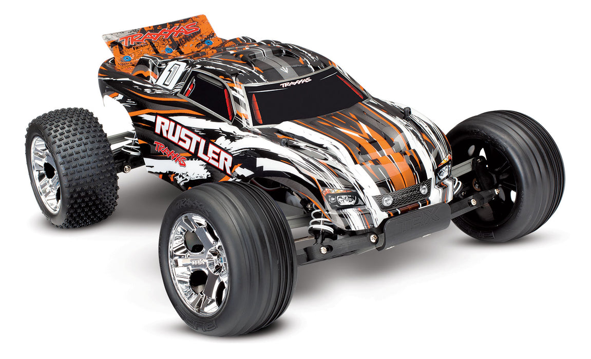 Traxxas 37054-1 Traxxas Rustler RTR 1/10 Scale Stadium Truck Orange