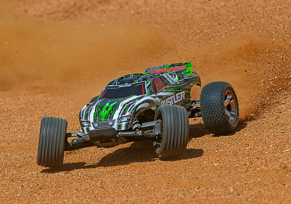 Traxxas 37054-4 Rustler 1/10 Scale RTR 2WD Stadium Truck Green