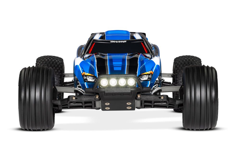 Traxxas 37054-61 1/10 XL-5 Brushed 2WD Rustler RTR Stadium Truck with LED Lights - Blue