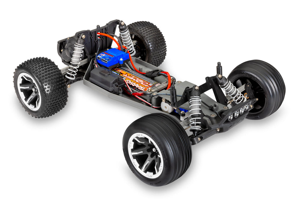 Traxxas 37054-61 1/10 XL-5 Brushed 2WD Rustler RTR Stadium Truck with LED Lights - Red