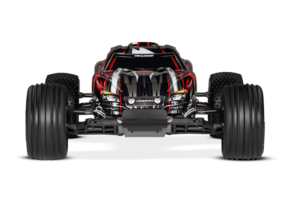 Traxxas 37076-74 2WD Rustler VXL 1/10 RTR Brushless Stadium Truck with 272R Transmission - Red