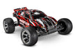 Traxxas 37076-74 2WD Rustler VXL 1/10 RTR Brushless Stadium Truck with 272R Transmission - Red