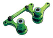 Traxxas 3743G Steering bellcranks left and right with draglink Green Anodized T6 Aluminium