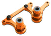 Traxxas 3743T Steering Bellcranks Left and Right with Draglink Orange Anodized Aluminum