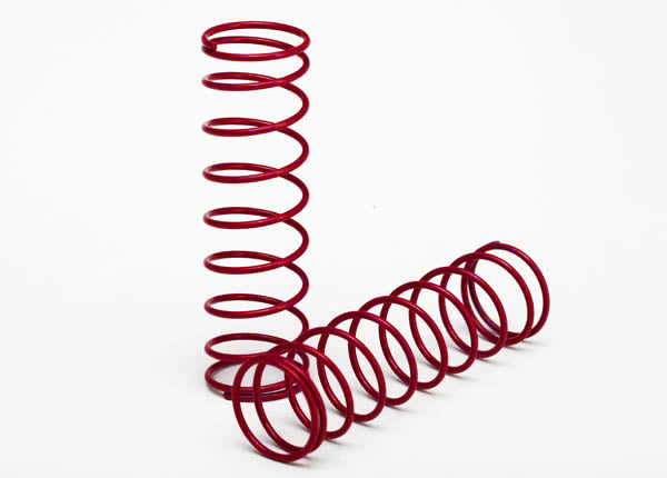 Traxxas 3758R Red Front Shock Springs 2 Pack