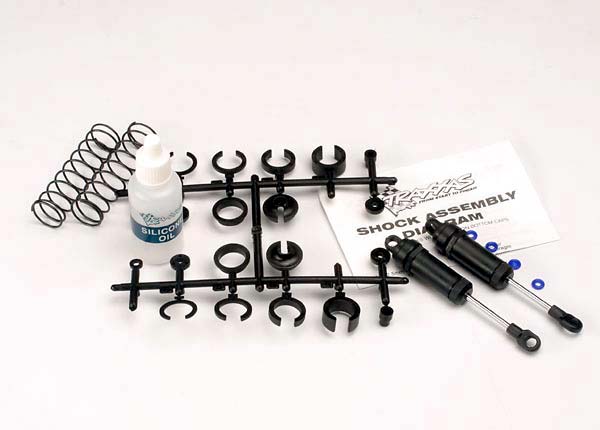 Traxxas 3760 Long Ultra Shocks with Pre-Load Spacers and Springs for Front