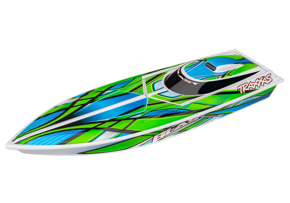 Traxxas 38104-1 Blast High Performance Electric Race Boat Green