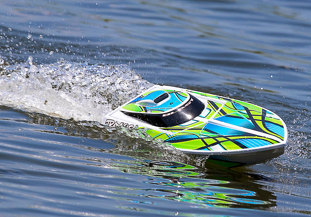 Traxxas 38104-1 Blast High Performance Electric Race Boat Green