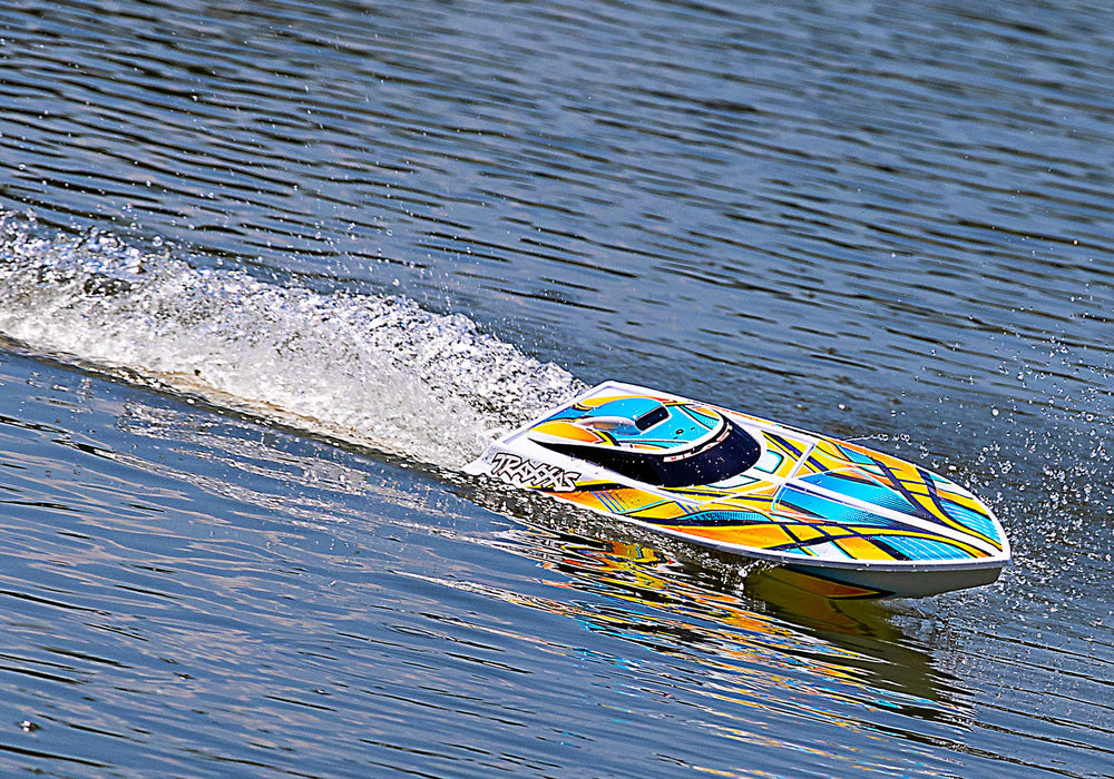 Traxxas 38104-1 Blast High Performance Electric Race Boat Orange