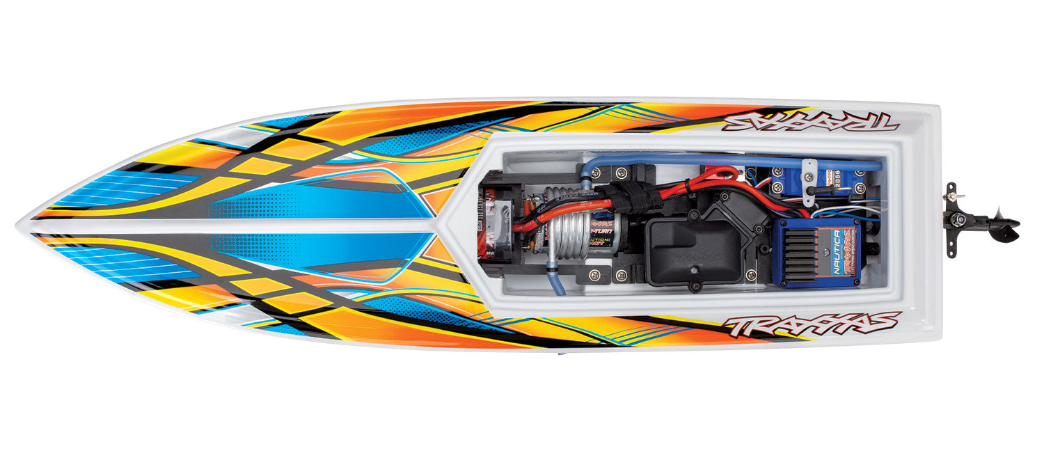 Traxxas 38104-1 Blast High Performance Electric Race Boat Orange
