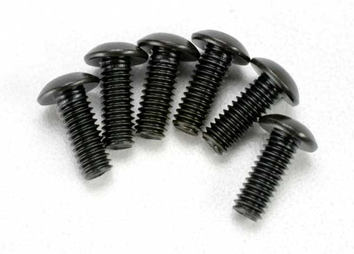 Traxxas 3937 4x12mm Button  Head Machine Screw Hex Drive 6 Pack
