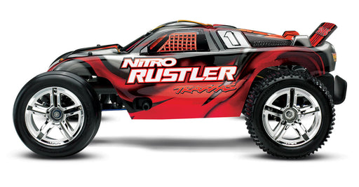 Traxxas 44096-3 1/10 Nitro Rustler Stadium Truck Red