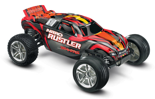 Traxxas 44096-3 1/10 Nitro Rustler Stadium Truck Red