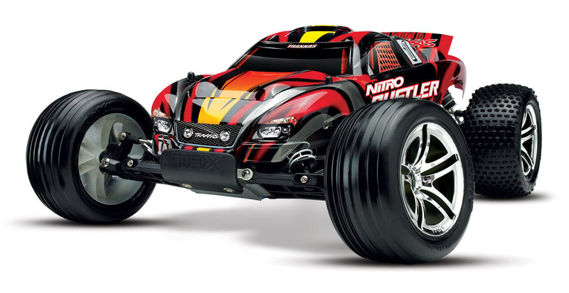 Traxxas 44096-3 1/10 Nitro Rustler Stadium Truck Red