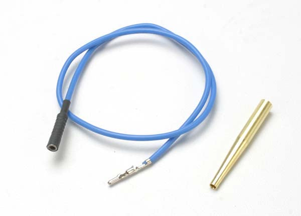 Traxxas 4581X Blue Lead Wire for Glow Plug with Molex Pin Extractor